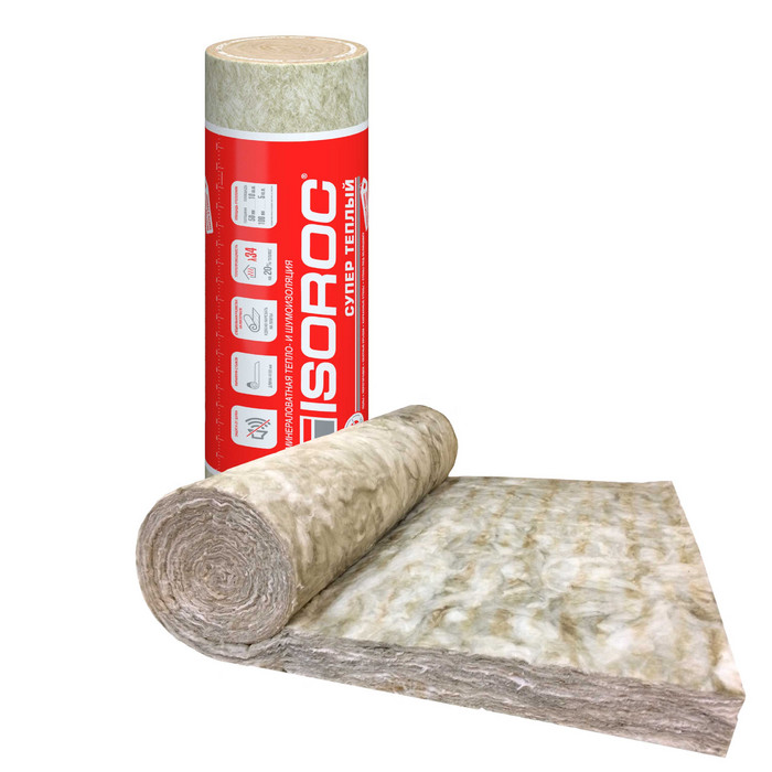 Утеплитель Изорок Супер Теплый Рулон 4100х1220х150 мм
